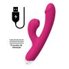 VIBRADOR G-SPOT C/ESTIMULADOR DE CLITÓRIS POR ONDAS DE PRESSÃO
