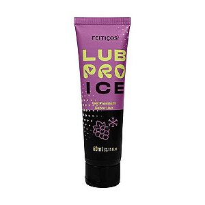 LUBRIFICANTE LUBPRO ICE - SABOR UVA - 60ml