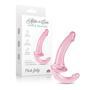 PRÓTESE DUPLA ROSA - JELLY