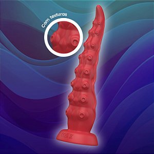 VIBRADOR COM TEXTURAS - TENTÁCULOS - 10 MODOS DE VIBRAÇÃO