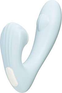 VIBRADOR E ESTIMULADOR DUPLO - CONTROLE REMOTO