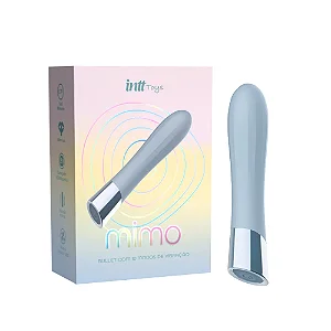 VIBRADOR VBULLET COM 10 MODOS DE VIBRAÇÃO MIMO AZUL