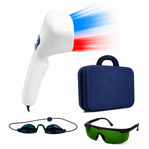 Fototerapia LED Azul e Vermelho Vitality Ponce Branco