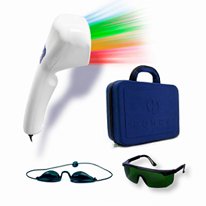 Fototerapia LED Âmbar, Azul, Verde e Vermelho Vitality Plus Ponce Branco