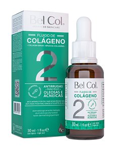 Fluido Colágeno 2 Anti-idade Pele Oleosa e com Acne Bel Col 30ml