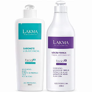 Kit Sabonete Líquido e Loção Tônica Adstringente Lakma