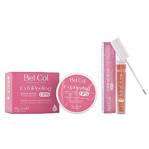 Kit Hidra Lips ExfoPeeling e Hidra Gloss Bel Col