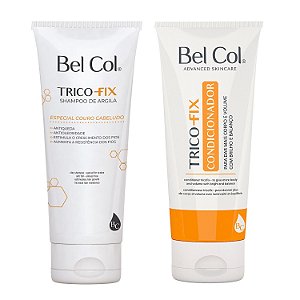 Kit Shampoo Antiqueda e Condicionador Trico Fix Bel Col