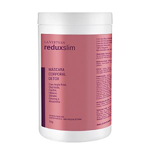 Máscara Corporal Detox Argila Rosa Redux Slim La Vertuan 1Kg
