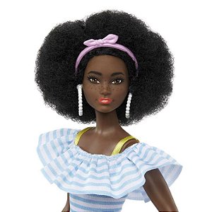 Boneca Barbie Novo Filme Boneca Negra De Patins - Loja Aneesa