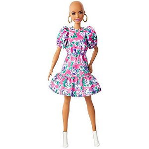 Acessórios para Boneca - Barbie Fashionista - Roupa - Vestido Rosa