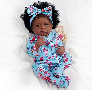 Bebê Negra Reborn Zuri