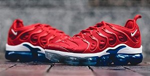 nike vapormax vermelho e branco