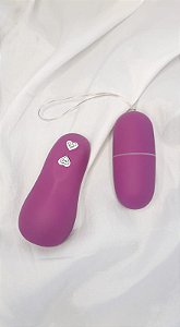 Vibrador Bullet Jump Egg com Controle Sem Fio -  Roxo