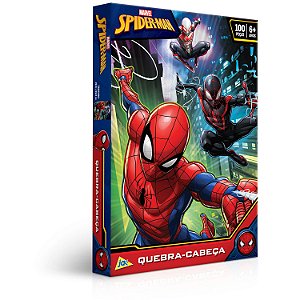 Quebra-cabeça SpiderMan 100 peças