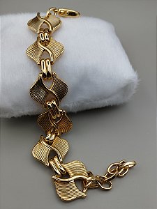 Pulseira bridão texturizado