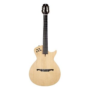 Violão Elétrico Flat Tagima Modena Nylon Natural Fosco - Tarraxas Douradas - Captação Piezo