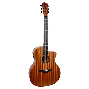 Violão Tagima Dallas Elétrico Gran Reserva Mahogany Jumbo Aço