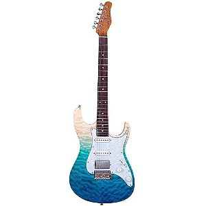 Guitarra Elétrica Tagima Stella Dw Transparent Blue - TBLF