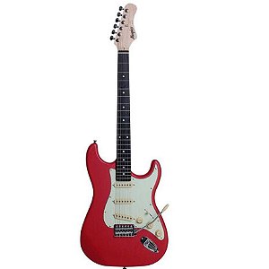 Guitarra Elétrica Stratocaster MG 30 Tagima Vermelho Fosco Tarraxas Cromadas Série Memphis