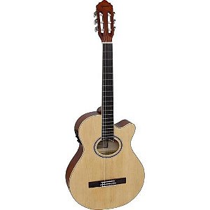 Violão Giannini Eletroacústico Mini-Jumbo Nylon GNF-1D Natural Fosco