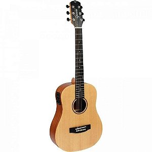 Violão GIANNINI Elétrico Aço Travel GTG-36S EQ Natural Satin