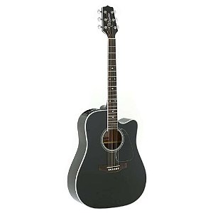 Violão Elétrico Takamine GD34CE Preto Tampo Sólido com Case