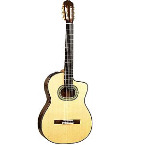 Violão Clássico Takamine TH90 Natural Elétrico e com Afinador + Case