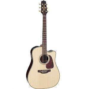 Violão Folk Takamine P5DC Natural Elétrico e com Afinador + Case