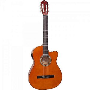 Violão GIANNINI Natural Eletroacústico Flat Nylon NF-14