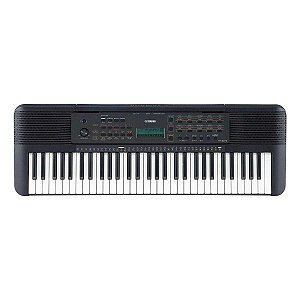 Teclado Musical YAMAHA PSR E273 Preto 61 Teclas + Fonte Bivolt + Estante de Partituras