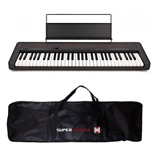 Teclado Casio CT-S1 CasioTone Preto - 61 Teclas Sensitivas + Capa