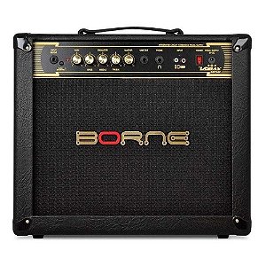 Cubo Amplificador para Guitarra Vorax 1050 Borne Preto 50W RMS