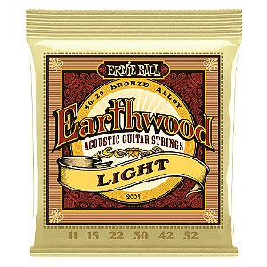 Corda de Violão Ernie Ball EarthWood Light 80/20 Bronze Alloy 0.11