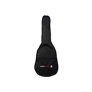 Capa Violão Preta Clássica Simples em Nylon