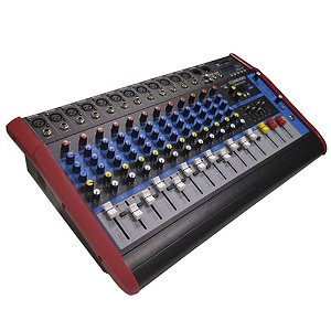 Mesa de Som Amplificada 12 Canais Soundvoice MA 1230X EF/EQ