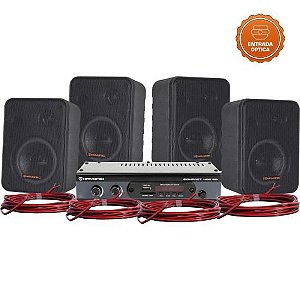 Kit Som para Ambiente Hayonik Ambience 4000 OD V2 Preto