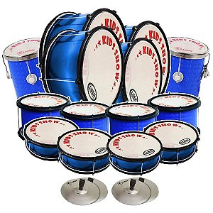 Kit Fanfarra Infantil 16 Instrumentos Banda Marcial Luen - Kids Show