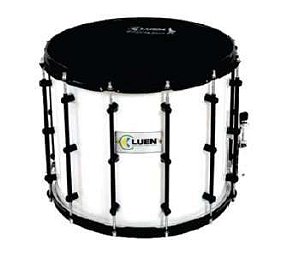 Caixa Tenor 14"X06" Fanfarra Profissional Luen / Linha Marching Band Madeira / Colete / Pele Leitosa