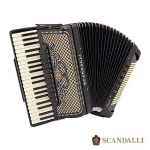 Gaita Acordeon Super VI Extreme Tradizione 120 Baixos Standard - Scandalli