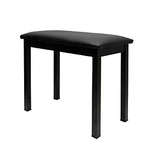 Banqueta Para Piano Smart SM-028 Preta Desmontável Acolchoada