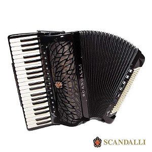 Gaita Acordeon Air VI 120 Baixos Standard - Scandalli