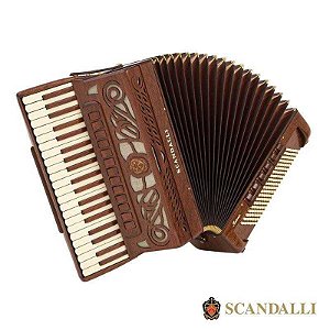 Gaita Acordeon Intense 120 Baixos - Scandalli