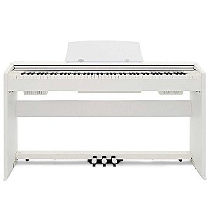 Piano Digital Casio Privia PX-770 Branco 88 Teclas + Estante + Pedal Triplo