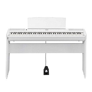 Kit Piano Digital Yamaha P-515 Branco + Estante L515 Branca