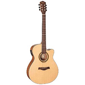 Violão Elétrico Hofma HMA-295 STNT Natural Aço Cutaway