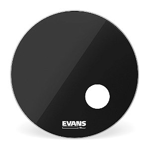 Evans Pele Para Bumbo Resposta EQ3 Preta 22' BD22RB