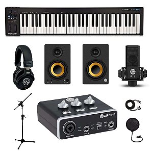 Kit Home Studio Rad Completo + Teclado Controlador Nektar GX61