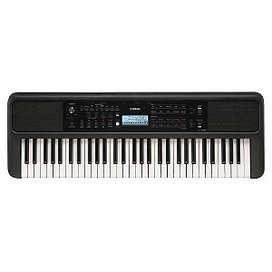 Teclado Yamaha PSR-E383 Preto Arranjador 61 Teclas