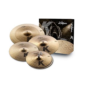 Pratos Zildjian 14hihat+16dark Crash+18dark Crash+20ride K Custom Dark Kcd900